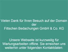 Tablet Screenshot of fittschen-bedachung.de